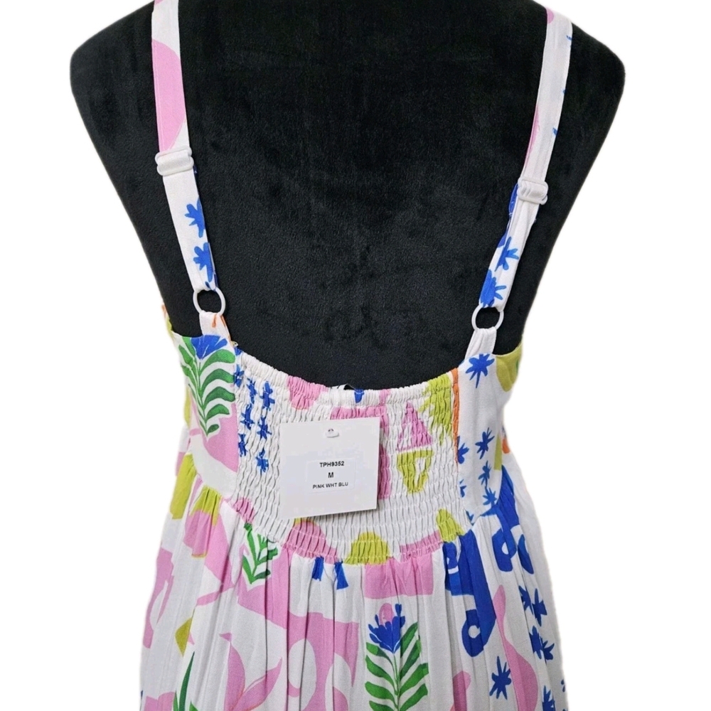 Paper Heart Colorful Maxi Dress with Abstract Print-Size Medium - Picture 8 of 17